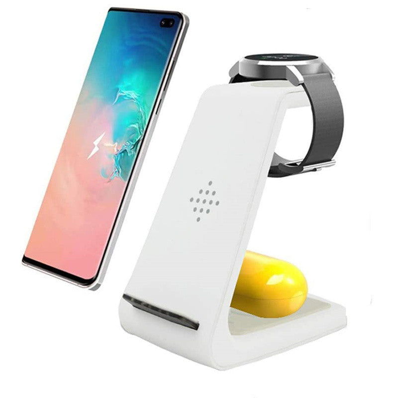 Wireless Charger Compatible With Iphone12 Three-In-One Charging Stand Iwatch6 Fast Charging Base Wireless Charger Compatible With Iphone12 Three-In-One Charging Stand Iwatch6 Fast Charging Base